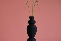 Erin Ceramic Vase Black