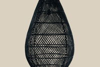 Alexandra Rattan  Pendant Light Black 