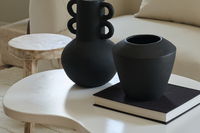 Allegra Ceramic Vase Black