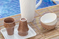 Ceramic Beldi Cup Dark Beige