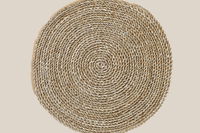 Placemat Round Natural