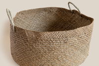 Handwoven Rattan Basket