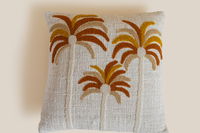 Handmade Palm Cushions Yellow and Orange