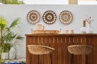 Lucia Rattan Bar Stool High