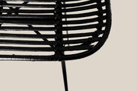 Maya Rattan Bar Stool Black