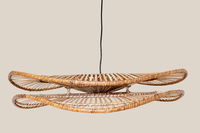 Gabriella Rattan Hanging Light Large