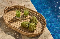 Juana Rattan Natural Tray