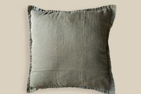 Olive Tree Green Cotton Cushion 50x50