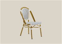 Madalena Black and White Dining Chair