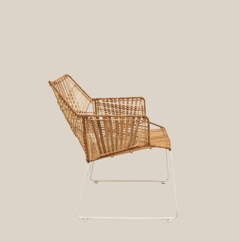Roberto Rattan Lounge Chair