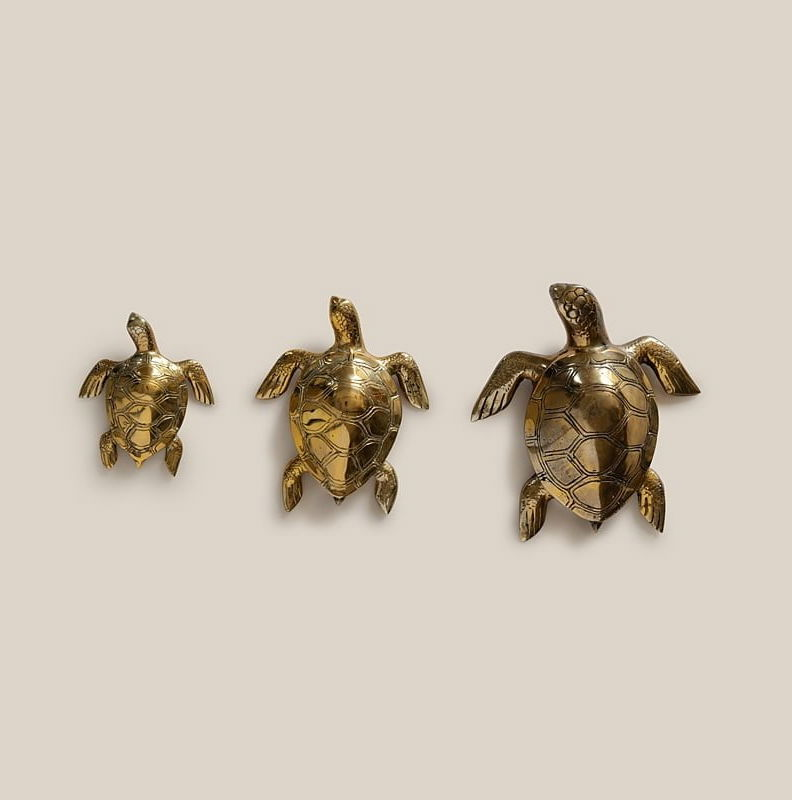 Turtle Large/Medium/Small Bronze Deco