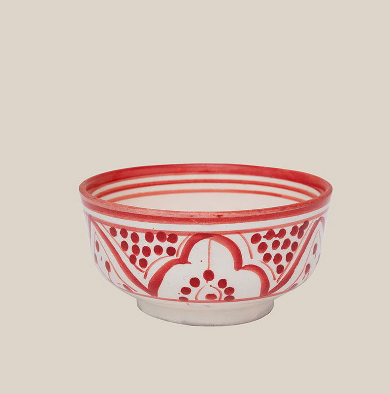 Ceramic Bowl Red