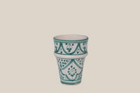 Ceramic Beldi Cup Green