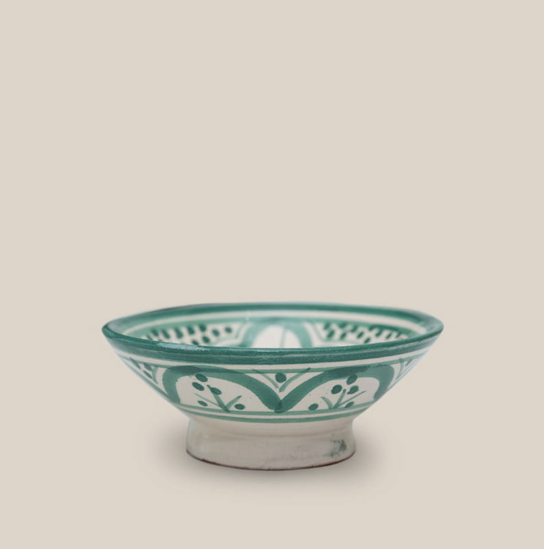 Ceramic Beldi Bowl Green