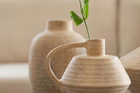 Layla Ceramic vase white