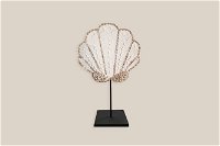 Shell Decoration White with Stand