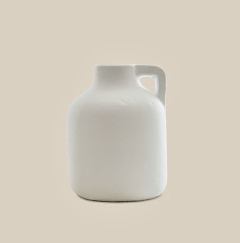 Antonio Ceramic Vase White