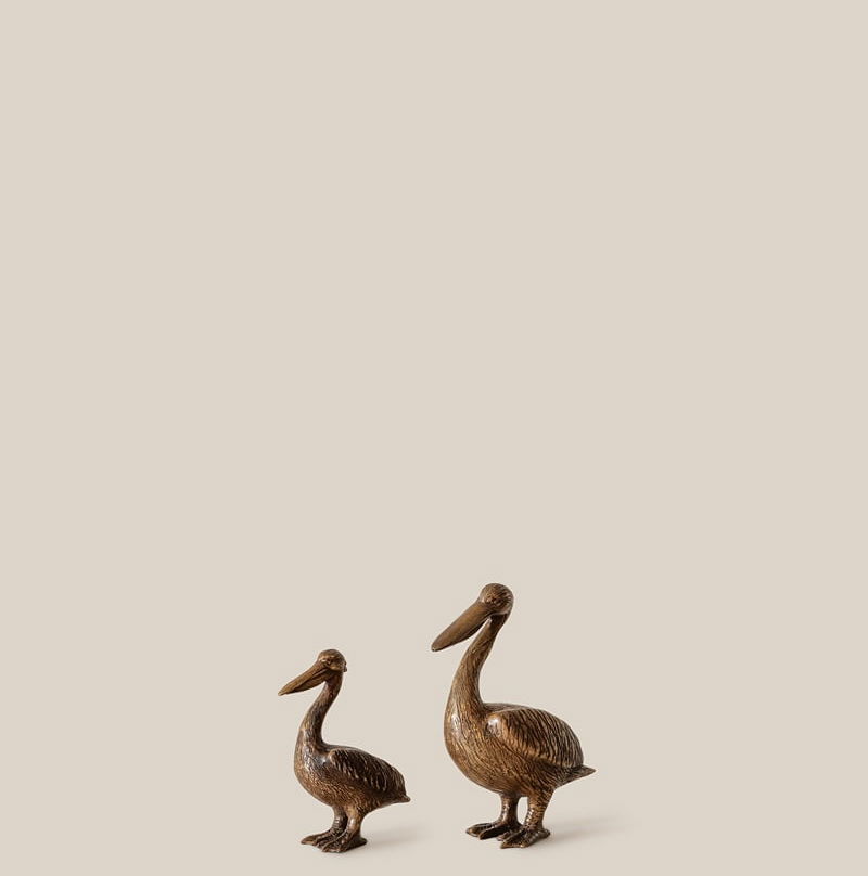 pelican deco set of 2